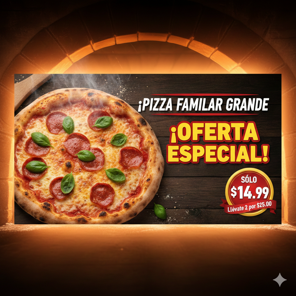 promo de pizza
